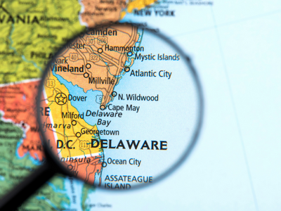 map of delaware